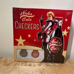 Fallout Nuka-Cola Checkers Board Game Factory Sealed Bethesda USAopoly